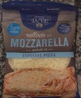Queso mozzarella rallado