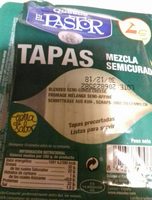 Tapas de queso mezcla semicurado