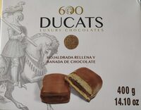 Hojaldrada rellena y bañada de chocolate