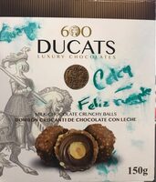 Bombón crocanti de chocolate con leche