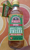 Vinagre ecológico de sidra de manzana sin filtrar