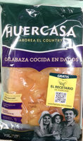 Calabaza cocida en dados