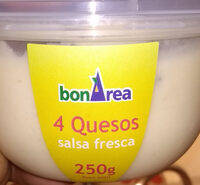 Salsa fresca cuatro quesos