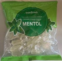 Caramelos duros sabor mentol