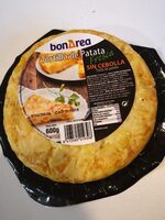 Tortilla de patata fresca sin cebolla