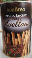 Neulas rellenas de crema de avellanas