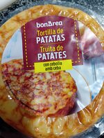 Truita de patates amb ceba-Tortilla de patatas con cebolla