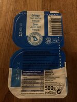 Yogur natural al estilo griego