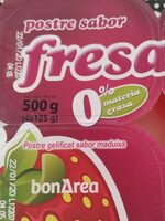 Gelatina 0% fresa