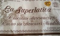 Chocolate Artesano sin Azúcares añadidos