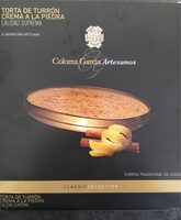 Torta de turrón a la piedra