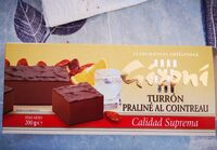 Turron praliné et cointreau
