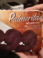 Palmeritas recubiertas al Cacao