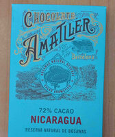 Chocolate Amatller 72% cacao, Nicaragua