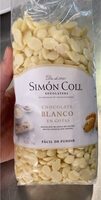 Chocolate blanco en gotas