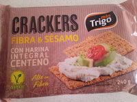 Crackers fibra y sésamo