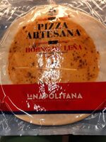 Pizza Artesana al Horno de Leña con Tomate y Orégano