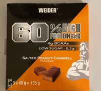 60% High Protein Bar - Salted Peanut-Caramel
