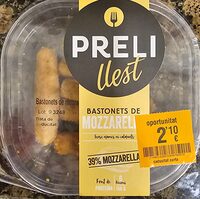 Bastonets de Mozzarella