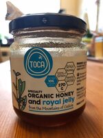 Toca, organic honey and royal jelly