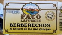 Berberechos al natural
