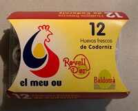 Huevos frescos de codorniz
