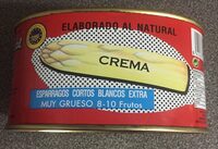 Esparragos cortos blancos extra