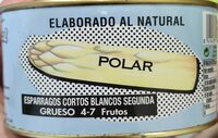 ESPARRAGOS CORTOS BLANCOS SEGUNDA Grueso 4-7 Frutos