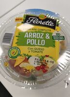 Ensalada completa Arroz y Pollo