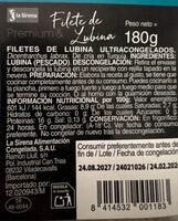 Filete de lubina