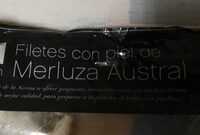 Filetes de merluza austral con piel
