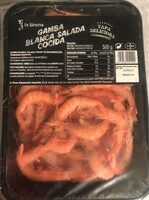 Gamba blanca salada cocida