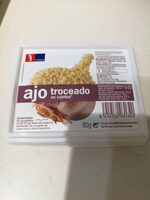 Ajo troceado en cubitos