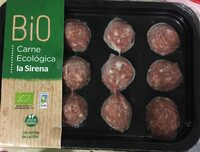 Albóndigas de carne de vacuno y cerdo ecológicas