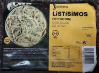 Fettuccini con salsa de setas