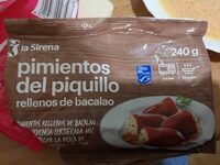 Pimientos del piquillo rellenos de bacalao