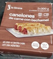 Canelones de carne con bechamel