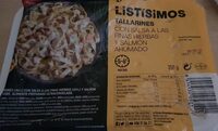 Tallarines con salsa a las finas hierbas y salmón ahumado