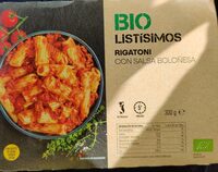 Rigatoni con salsa boloñesa