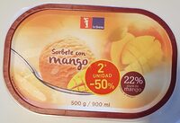 Sorbete con mango