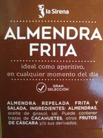Almendra frita