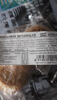 Magdalenas integrales sin azucar