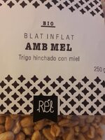 Trigo hinchado con miel