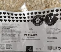Copos finos de avena integral