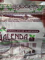 Turrolate de almendra