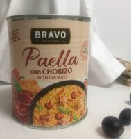 Paella con chorizo
