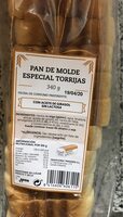 Pan de molde especial Torrijas