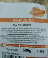 Pan de hogaza