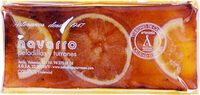 Turrón de yema tostada con naranja