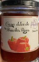 Crema dulce de pimientos rojos